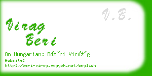 virag beri business card